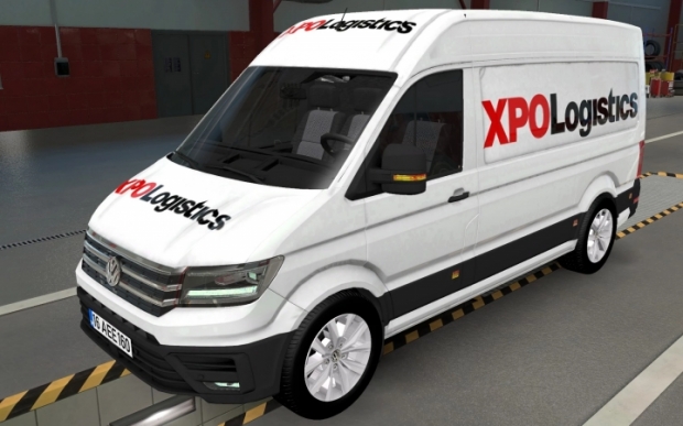 ETS2 - Volkswagen Crafter XPO Logistics Skin (1.43.x)