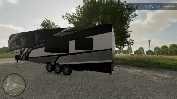 FS22 - Voltage 5th Wheel Toy Hauler Camper V1.0 | Farming Simulator 22 ...