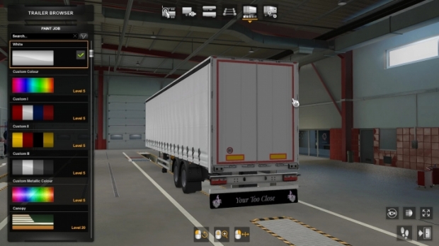 ETS2 - Your Too Close Trailer MudFlap V0.1 (1.42.x)