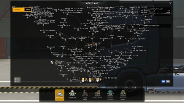 ETS2 - BR Brasil 1.0 Map Save Profile (1.43.x)