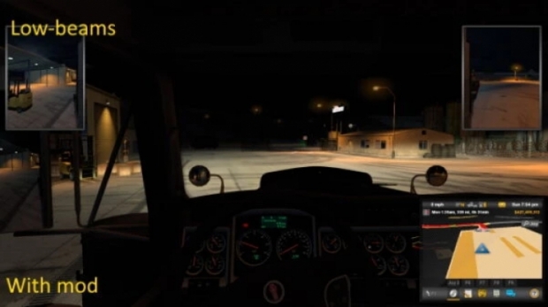 ATS - Brighter Truck and Trailer Lights V1.6 (1.43.x)