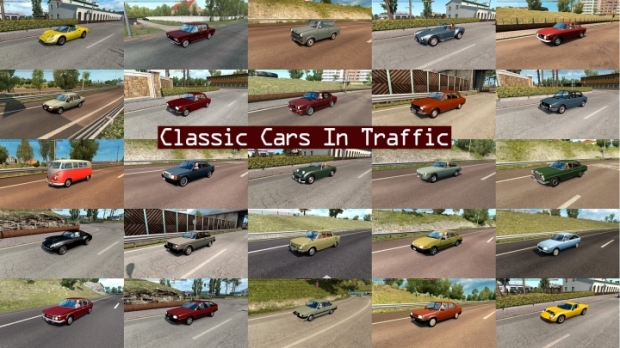 ETS2 - Classic Cars Traffic Pack V8.2 (1.43.x)
