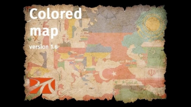ETS2 - Colored Map V1.6 (1.43.x)