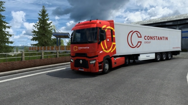 ETS2 - Combo Skin Constantin Transport AG V1.0 (1.43.x)