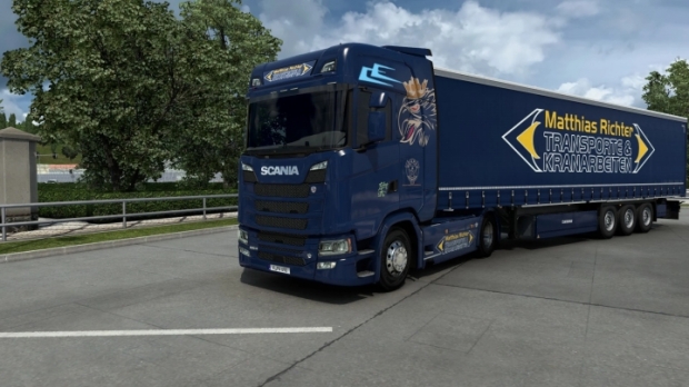 ETS2 - Combo Skin Matthias Richter Transporte V1.0 (1.43.x)