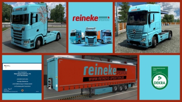 ETS2 - Combo Skin Reineke Spedition V1.0 (1.43.x)