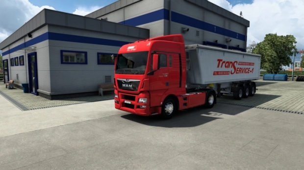 ETS2 - Combo Skin Trans Service-1 V1.0 (1.43.x)