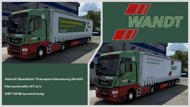 ETS2 - Combo Skin Wandt Spedition V1.0 (1.43.x)