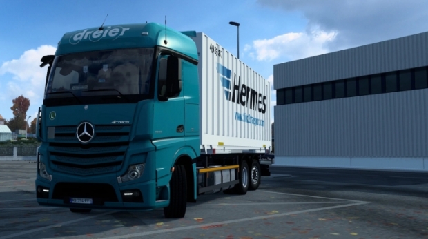 ETS2 - Dreier Skin for Mercedes-Benz MP4 (1.43.x)