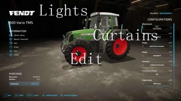 FS22 - Fendt Vario 900 Tractor V1.0