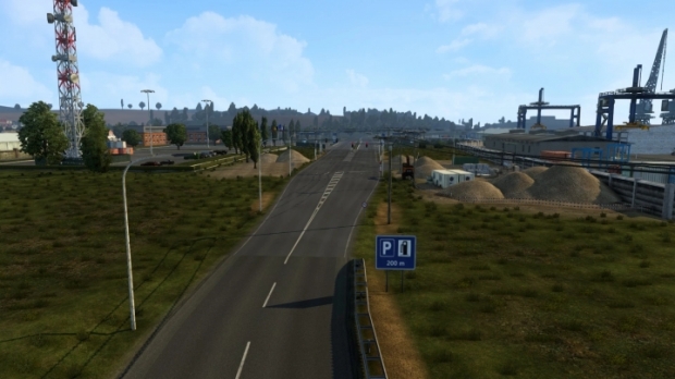 ETS2 - Gas Station Upgrade Mod on The C-D Road V1.0 (1.43.x)
