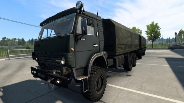 ETS2 - KamAZ 43101 Army Truck (1.43.x)