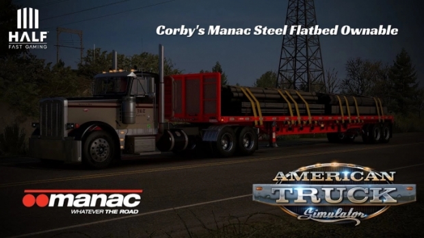 ATS - Manac Steel Flatbed Trailer V1.4 (1.43.x)