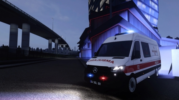 ETS2 - Mercedes Sprinter 2021 Ambulance Skin (1.43.x)