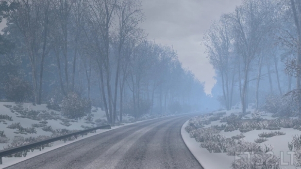 ETS2 - More Fog Variants for Frosty Winter V1.0 (1.43.x)