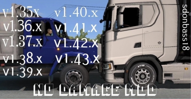 ETS2 - No Damage V5.3 (1.43.x)