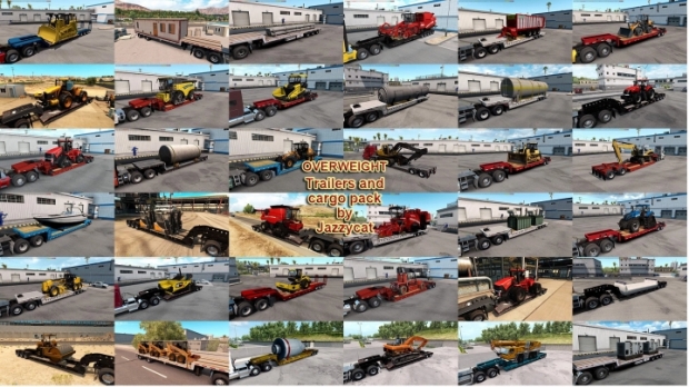 ATS - Overweight Trailers and Cargo Pack V4.7.2 (1.43.x)