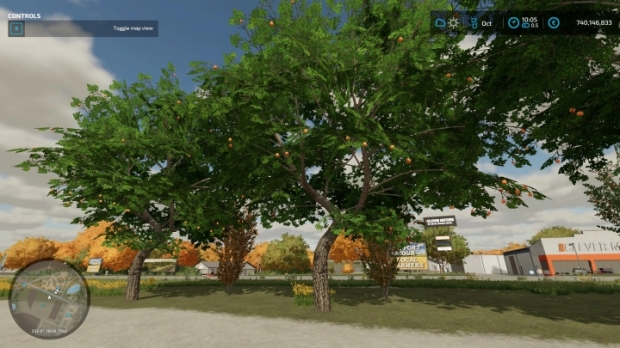 FS22 - Placeable Orange Tree V1.0