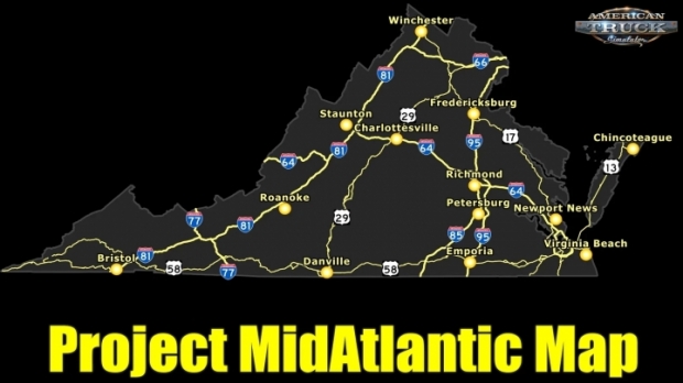 ATS - Project MidAtlantic Map V0.3 (1.43.x)