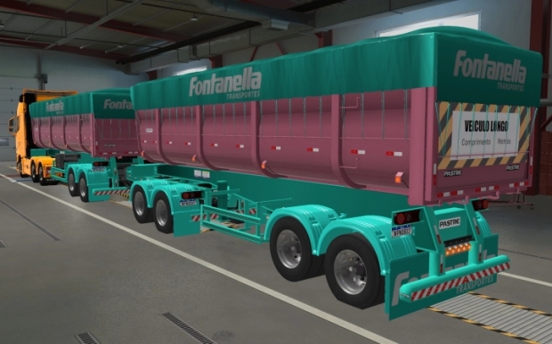 ETS2 - Rodotrem Pastre Basculante by Wpneves Fontanella Skin (1.43.x)