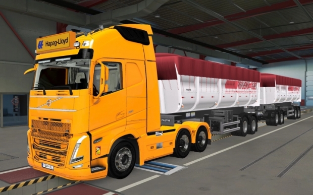 ETS2 - Rodotrem Pastre Basculante by Wpneves Lenarge Skin (1.43.x)