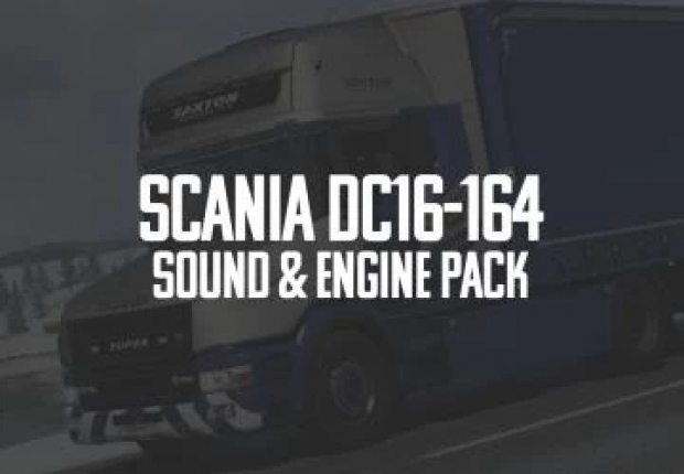 ETS2 - Scania DC16-164 V8 Sound Engine Pack (1.43.x)