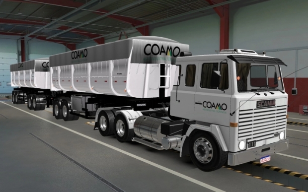ETS2 - Scania LK 111 by Romario Cardoso Coamo Skin V1.0 (1.43.x)