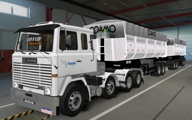 ETS2 - Scania LK 111 by Romario Cardoso Itaobi Skin V1.0 (1.43.x)