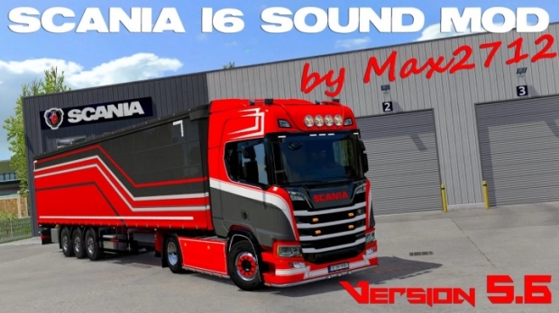 ETS2 - Scania NextGen I6 Sound V5.6 Fix (1.43.x)
