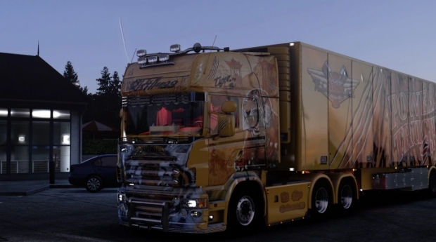 ETS2 - Scania Ristima Tiger V8 Kogel Holland Trailer Pack (1.43.x)