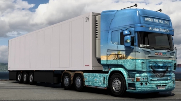 ETS2 - Scania RJL Paradise 2013 Showtruck Skin (1.43.x)