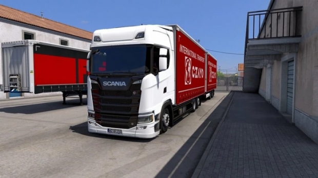 ETS2 - Tandem Krone Addon for Scania P G R S (1.43.x)