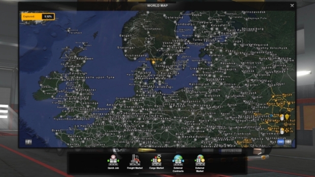ETS2 - Ultimate Satellite Background V2.0 (1.43.x)