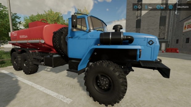 FS22 - Ural 4320-60 ACV/ATZ Tanker V1.0