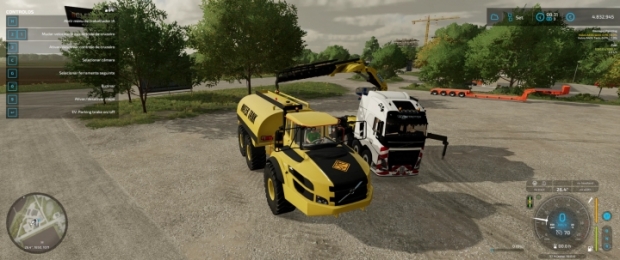 FS22 - Volvo FH16 750 5 Axles Semi Crane V1.0
