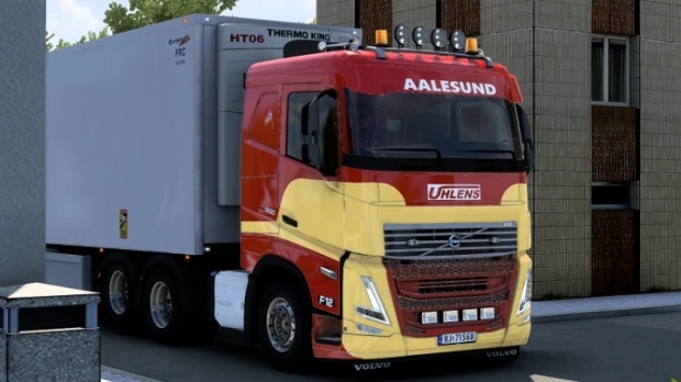 ETS2 - Volvo FH5 Uhlens Transport Aalesund Skin (1.43.x)