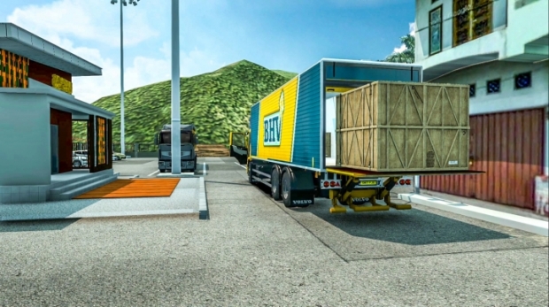ATS - Volvo FM Delivery Truck Mod With Load Animation (1.43.x)