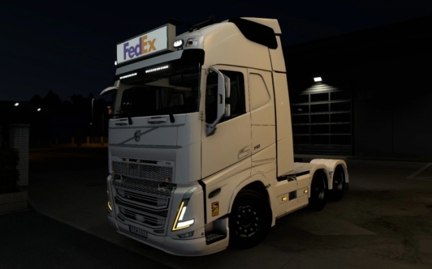ETS2 - Big Lightbox Volvo FH5 2020 Fedex V1.0 (1.43.x)