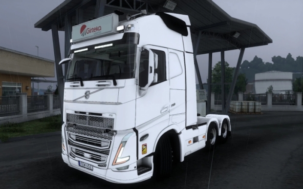 Ets Big Lightbox Volvo Fh Girteka Logistics V X Euro Truck Simulator