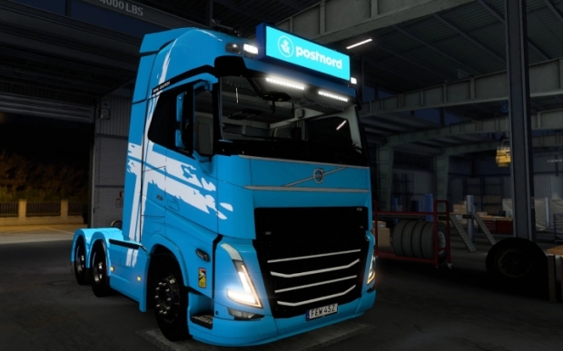 ETS2 - Big Lightbox Volvo FH5 2020 Postnord V1.0 (1.43.x) | Euro Truck ...