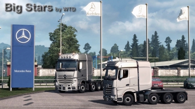ETS2 - Big Stars - Actros/Arocs SLT V1.6.8 (1.43.x)