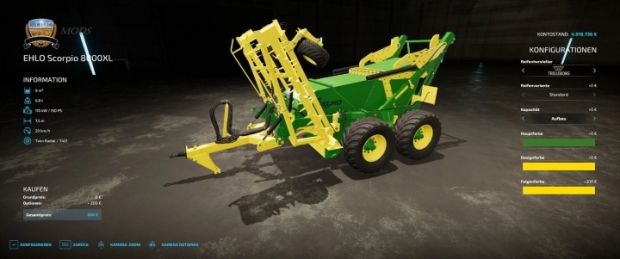 FS22 - EHLO Scorpio 8000XL V2.2.0.1