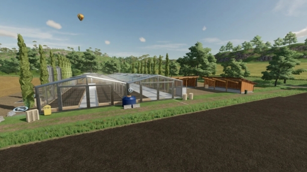 FS22 - Extra-Large Royal Greenhouse V1.0