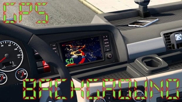 ETS2 - GPS Background (1.43.x)
