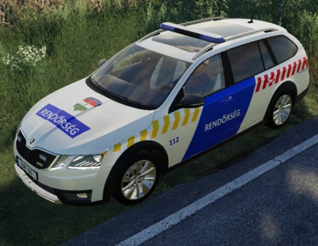 FS19 - Hungarian Police Skoda Octavia V1.0