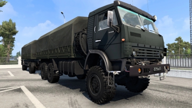 ETS2 - KamAZ 43101 Army Truck (1.43.x)