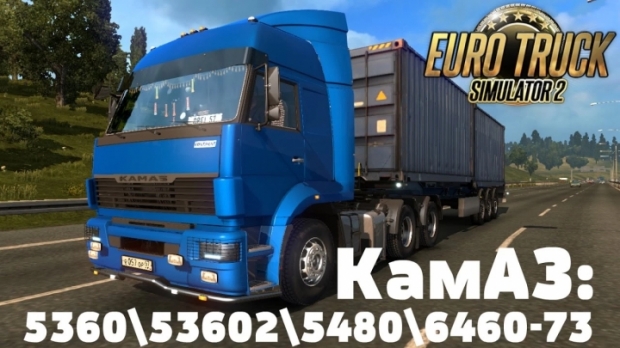 ETS2 - KamAZ 5360 / 53602 / 5480 / 6460-73 Truck V3.2 (1.43.x)