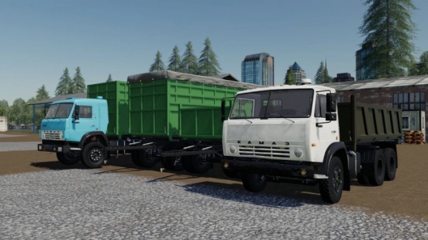 FS19 - Kamaz Grain Carrier 65115-7 Alteration V3.3