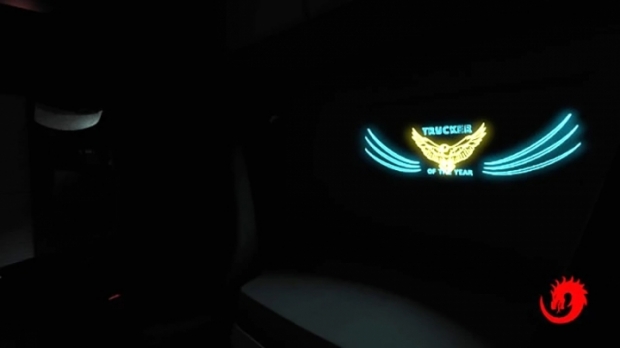ETS2 - LED Plate Above The Bed (1.43.x)