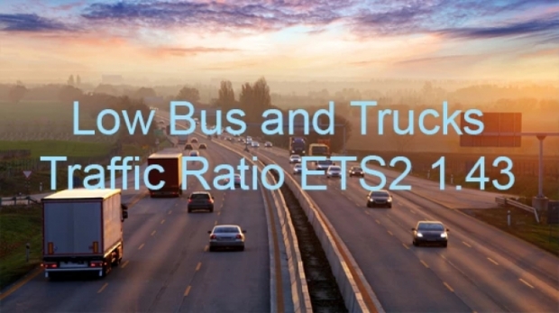 ETS2 - Low Bus and Trucks Traffic Ratio (1.43.x)